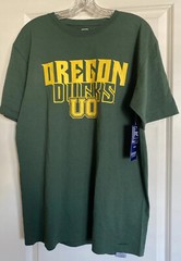 Oregon Ducks Men’s Proedge Green Short Sleeve T Shirt Tee Sz Large 42-44 NWT