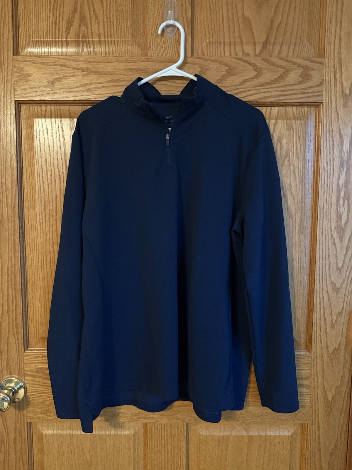 Nike Navy Blue Pullover Mens XXL Dri-Fit Running Training Walking Active gallery