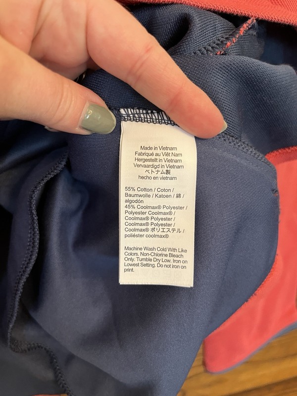 EUC! J. Crew Performance Red Half-zip Pullover with COOLMAX Technology Size L gallery