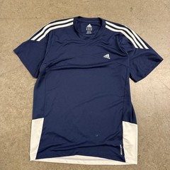 Adidas Formotion ClimaCool Mens Navy Blue White Training T-Shirt Size Medium