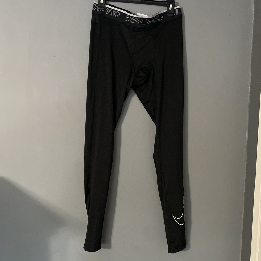 Mens Nike Dri-Fit Training Compression Tights Size Xl-Tall Black