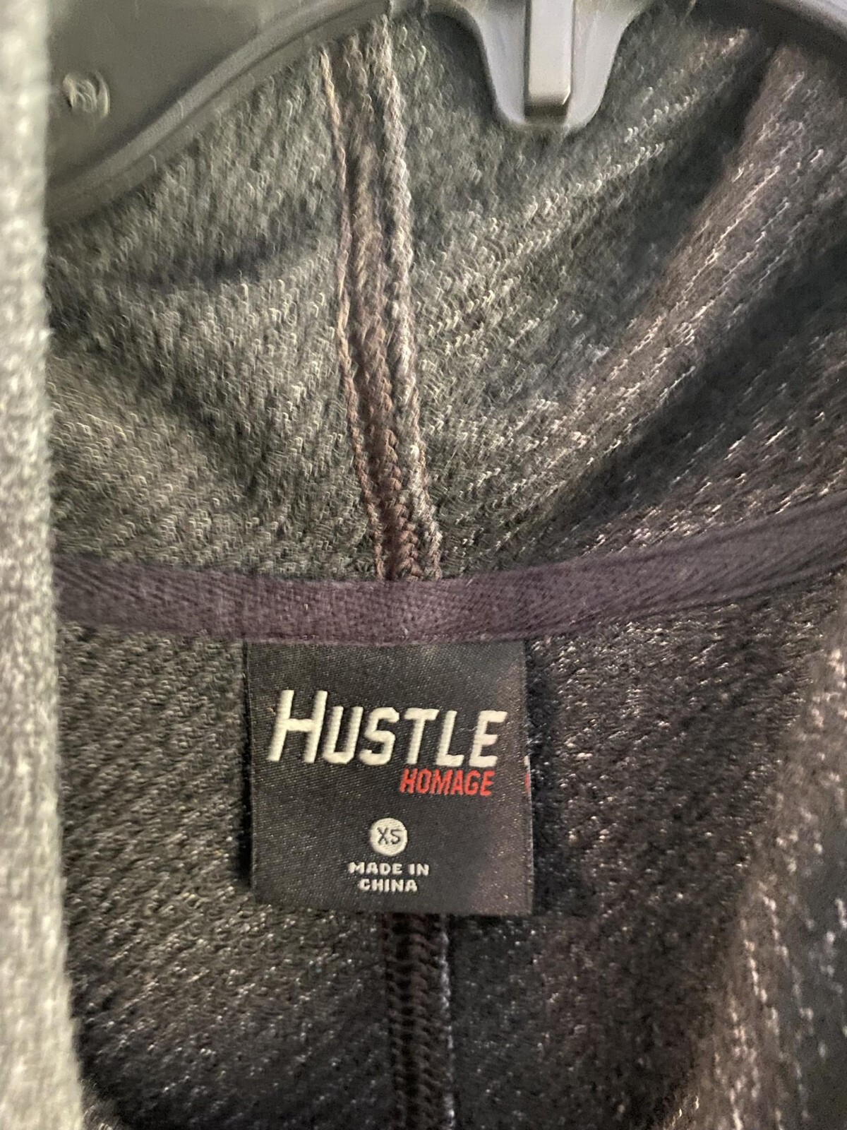 Homage Hustle Long Sleeve Oversize Athletic Shirt Mens XS gallery