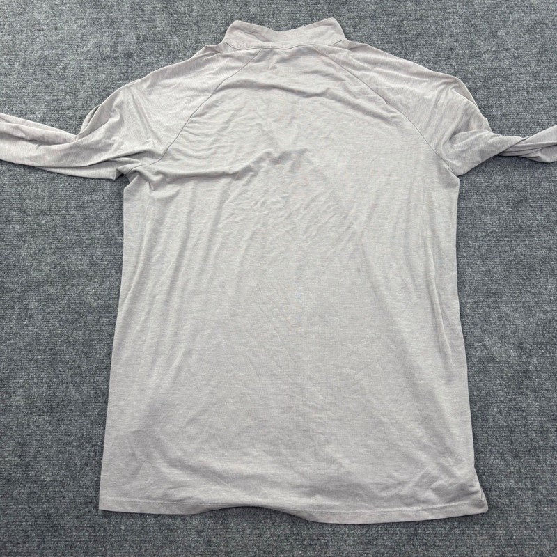 The North Face Quarter Zip Pullover Large Grey Long Sleeve Performance Men's gallery
