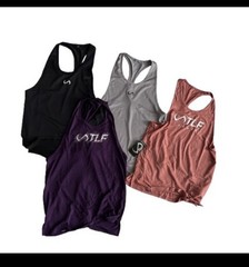 TLF Take Life Further Men’s Drop Tank Tops Stringers Gym Tee Lot Of 4 M Medium