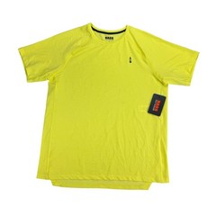 Bass Outdoor Mens Path Performance Logo Crewneck Short Sleeve T-Shirt Yellow M