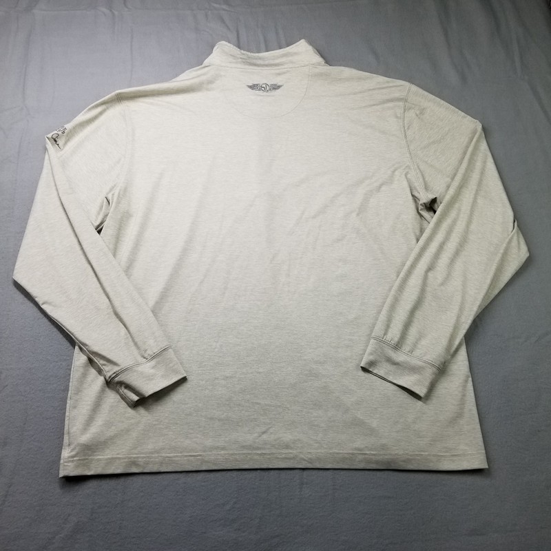Straight Down 1/4 Zip Pullover Golf Shirt Size XXL Club at Porto Cima Gray gallery
