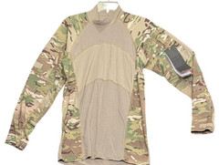 New Massif Army Combat Shirt Mens Small Green Camo Flame Resistant ACS