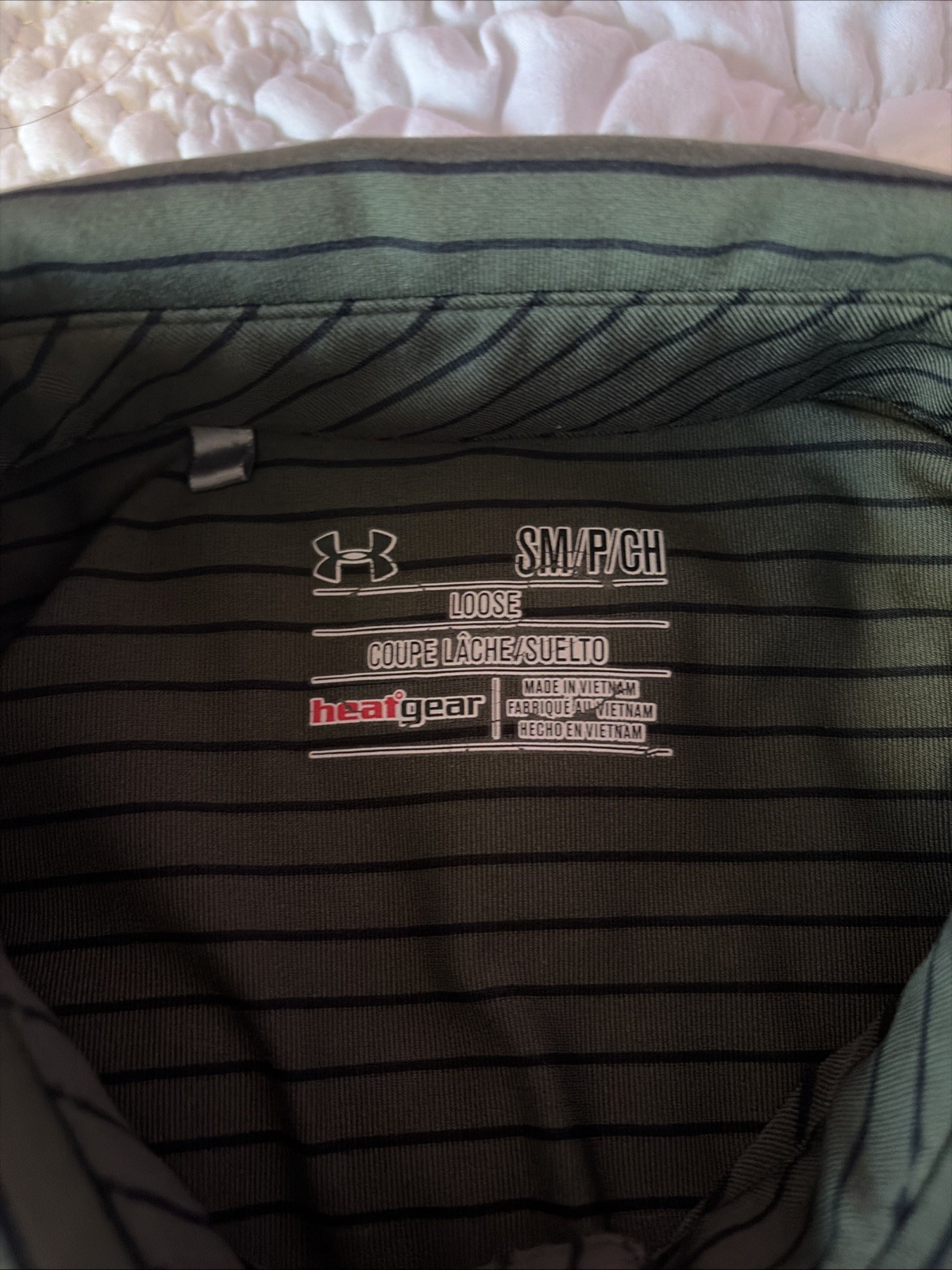 Under Armour UA Tech Polo Performance Golf Tee Heat Gear Loose Fit Men’s S Small gallery