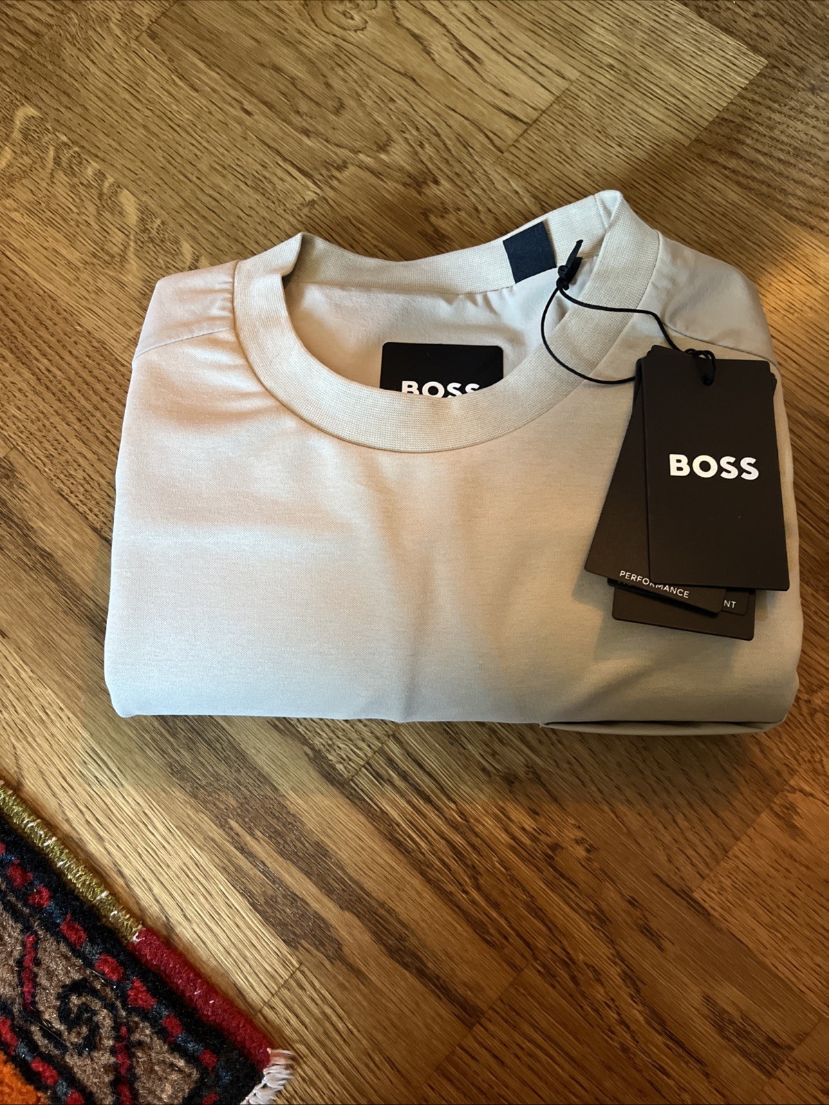 Hugo Boss Men's Jersey LightBeigeShirt size M-S25 gallery