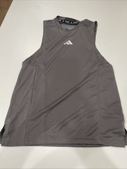 Adidas DESIGNED FOR TRAINING WORKOUT TANK TOP Charcoal S