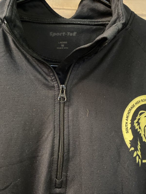South Anchorage High School Triathlete 1/4 Zip Pullover M Thumb Holes Jacket gallery