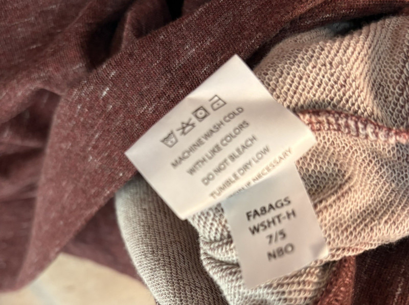 01.Algo Fleece Shirt Mens Sz L Maroon Long Sleeve Pullover Athleisure gallery