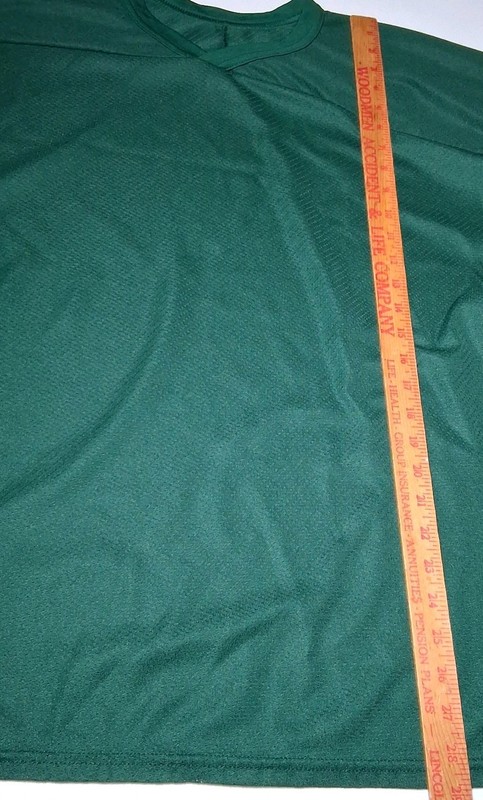 Vintage 1990s CCM Hockey Jersey Men XXL Air Knit Blank Hunter Green Canada gallery