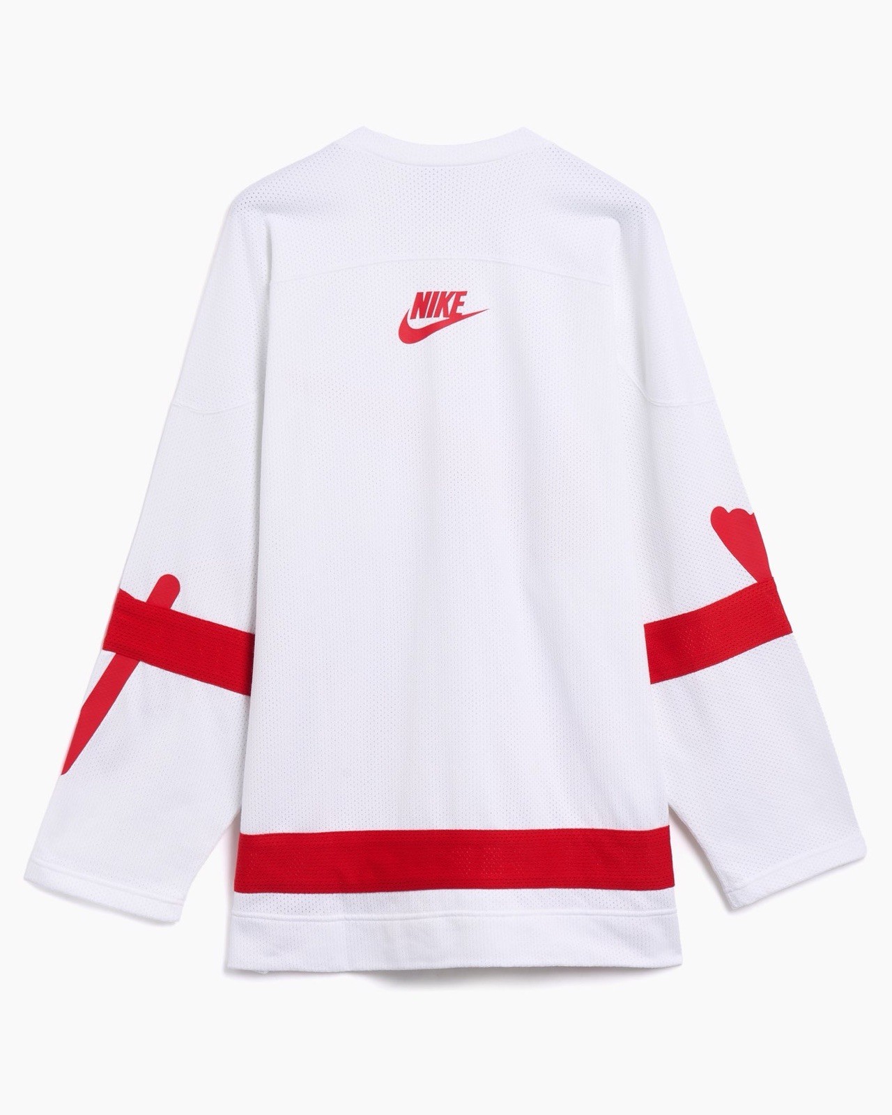 Nike Sportswear Club Oversized White Hockey Jersey Sweater HV1137-100 Men’s Sz M gallery