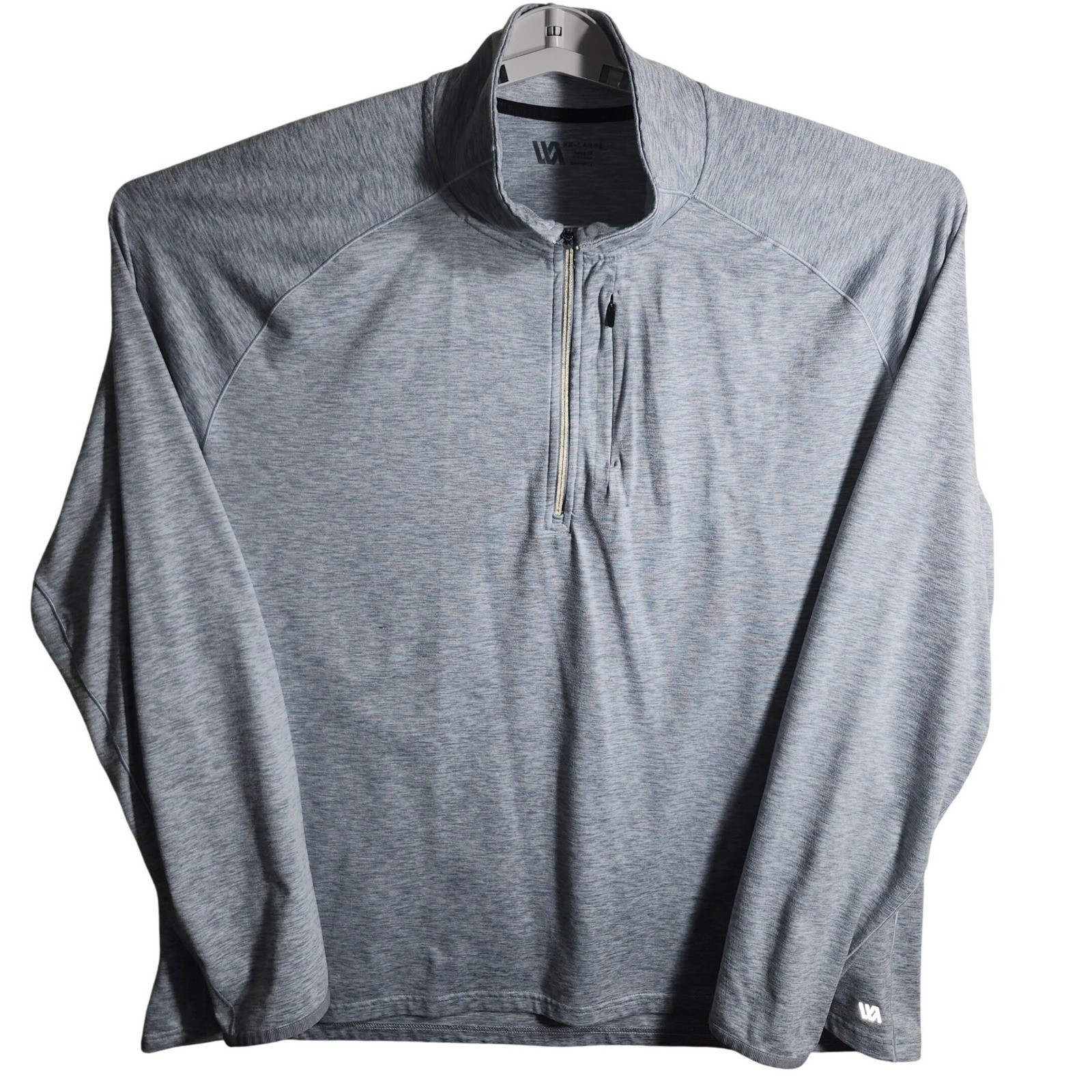 VA Sport Performance Quarter Zip Pullover Athletic Shirt Gray XX Large Mens RVCA gallery