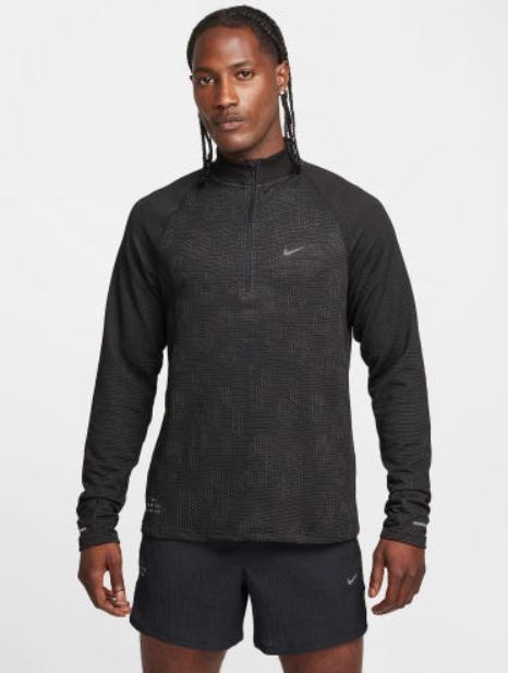 Nike Pinnacle Running Division Water-Repellent Top Black FZ1121-010 size S gallery