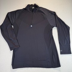 C9 by Champion Duo Dry Mens XXL Black Quarter Zip Pullover Long Sleeve Shirt