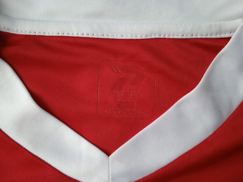 PATRICK Jersey Long sleeve in Red/White with advertising Size 3 XL gallery