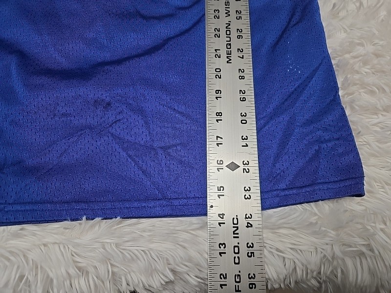 VTG DeLong Football Jersey Adult Small Blue #42 Silver Stripes (Lions Cowboys) gallery