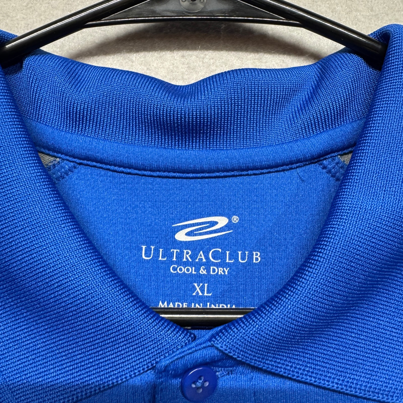 UltraClub Men's Cool & Dry Sport Moisture Wicking Golf Shirt Polo Color Block gallery