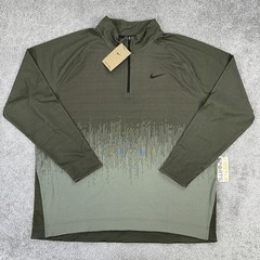 Nike Dri-FIT ADV Golf Pullover Mens XL Green 1/4 Zip Shirt FD5833-325