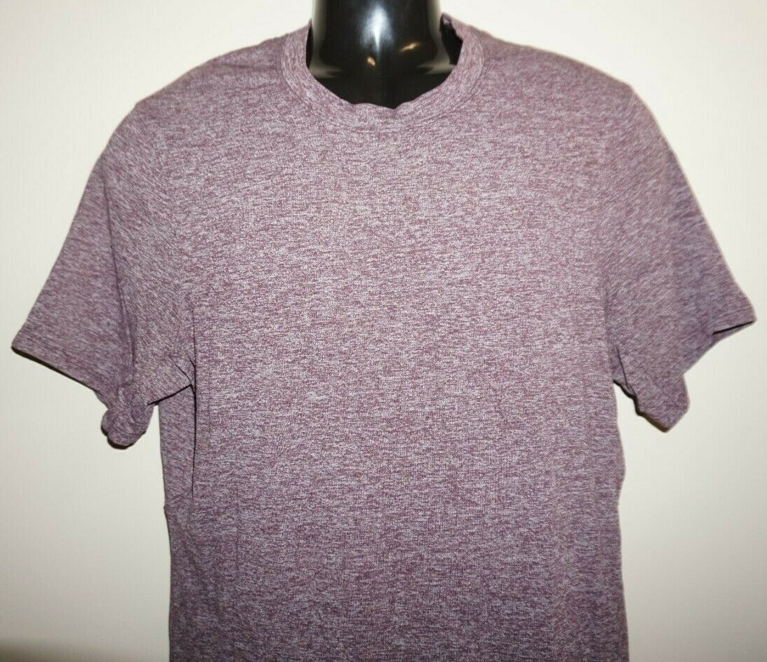 Men’s Lululemon DrySense Tech Athletic T-Shirt Size S Red/White Marled NICE 🔥 gallery