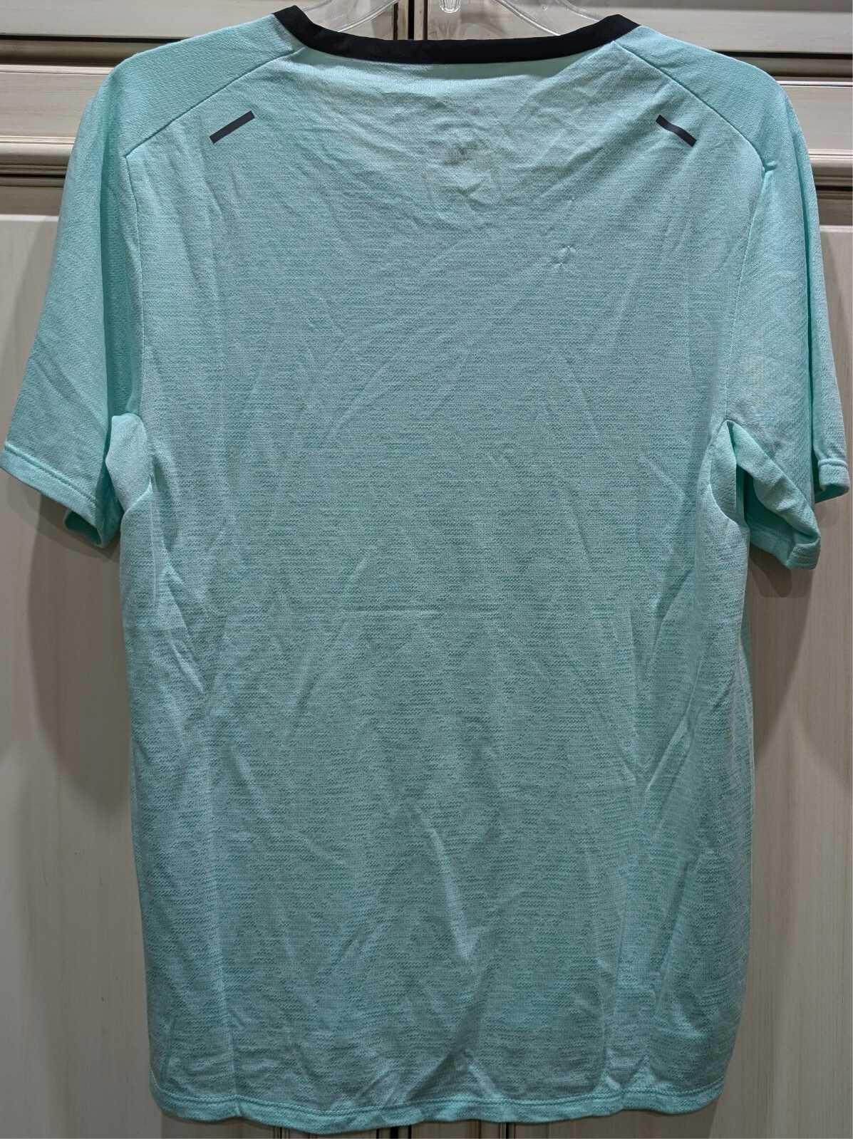 NEW Mens Small Nike Dri-FIT Run Division Pinnacle Green Reflective Running Shirt gallery