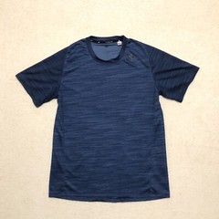 Adidas Climalite Men’s Large T-Shirt Heather Navy Blue Activewear CV4755