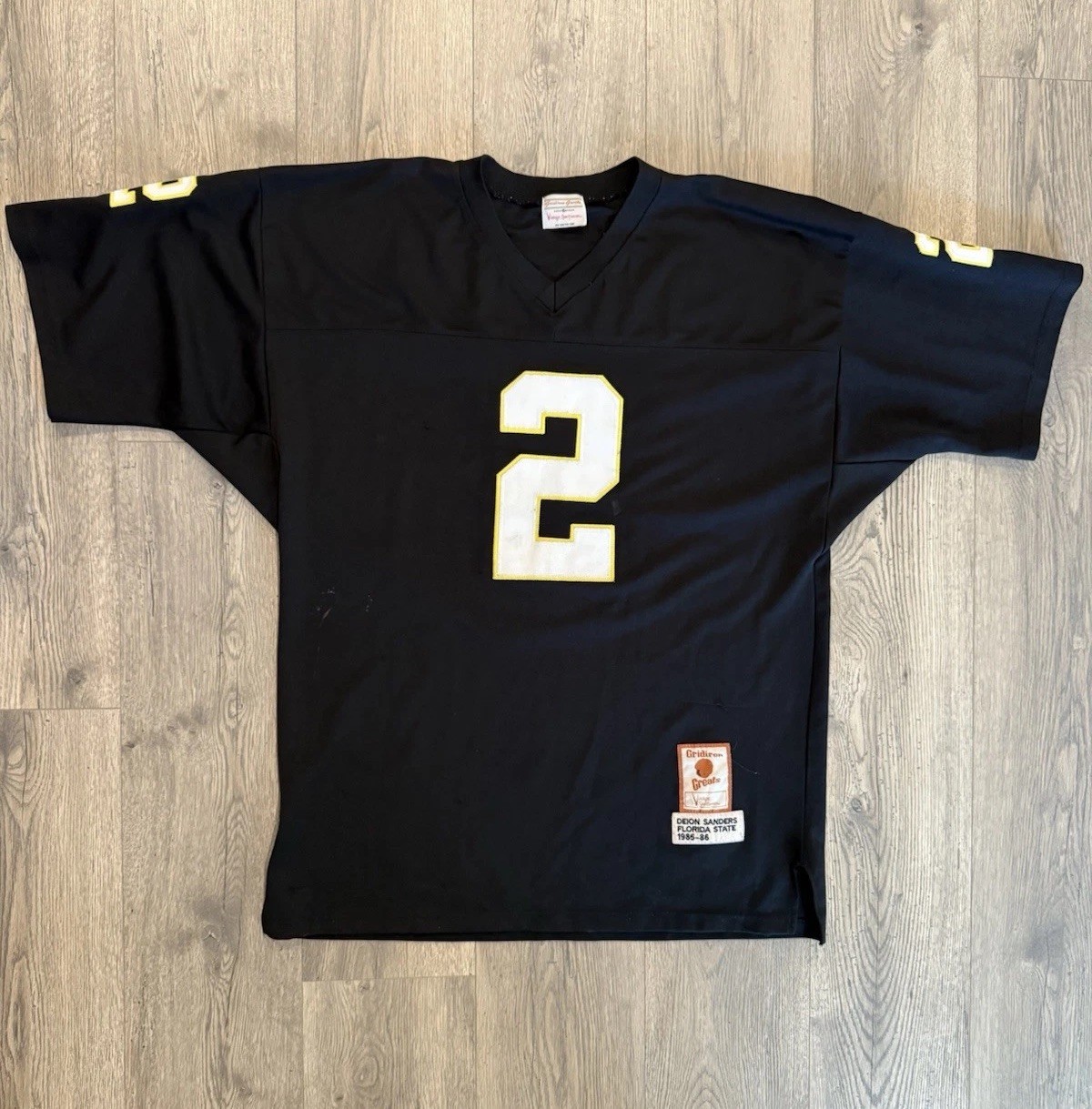 Vintage Deion Sanders Florida State Football Jersey 1985-86 Gridiron Greats gallery