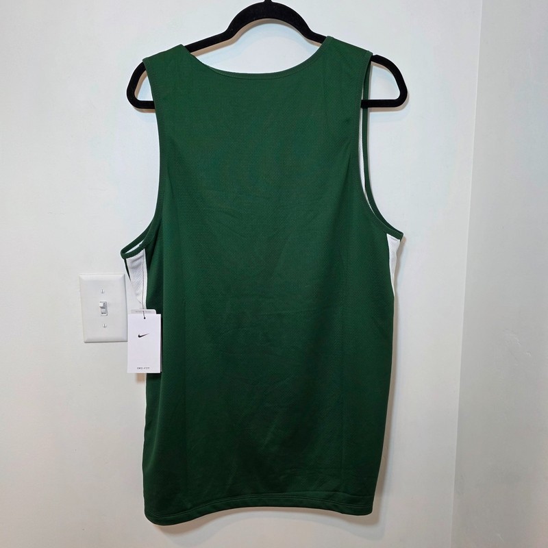 Nike Green White Black Lot Of Two Basketball Jersey Men's Size L NWT gallery