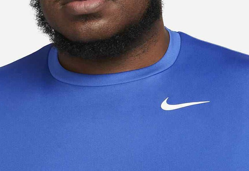 NWT NIKE MEN'S Big & Tall HYDROGUARD Swim T-Shirt Royal Blue gallery