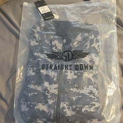 Straight Down Sergeant Pullover Men’s 2XL Camo 1/4 Zip Golf Athletic NEW