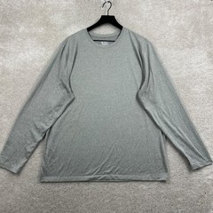 Eastern Mountain Sports Tech Wick T Shirt Mens Size Large Gray Long Sleeve