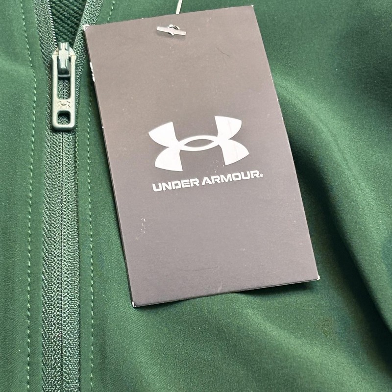 Under Armour Pullover Mens M Green Motivate 2.0 Short Sleeve 1/2 Zip Performance gallery