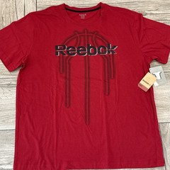 2016 Reebok Delta Basketball Training Tee Red Performance T-Shirt Size XL