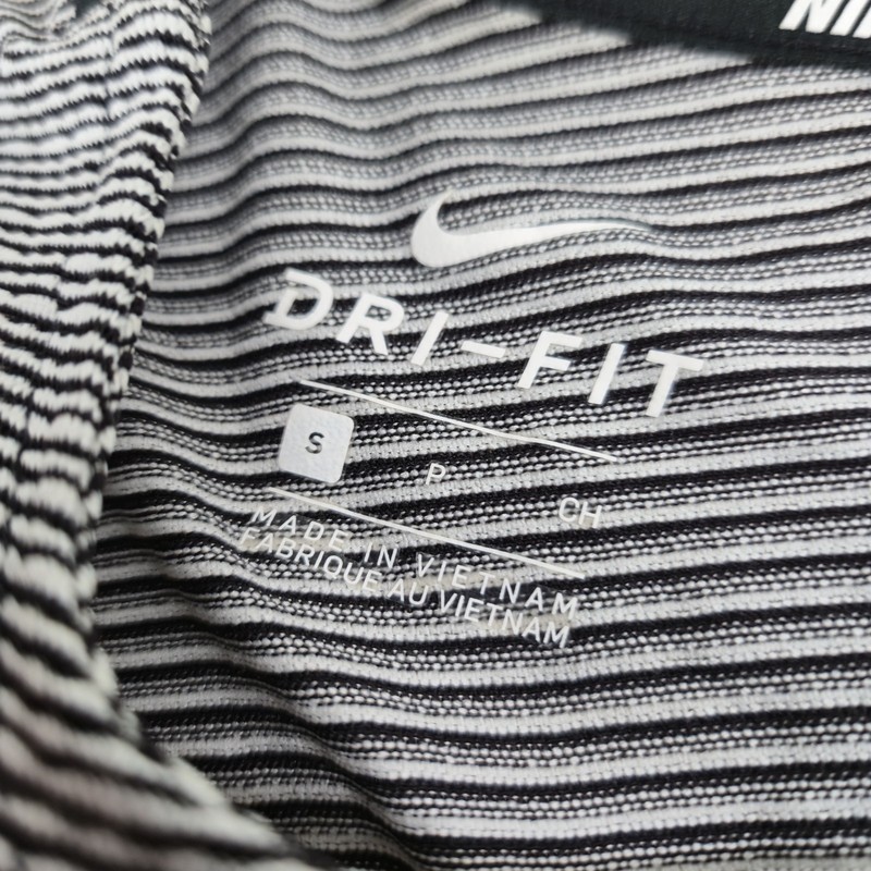 Men's Small S Nike Track Running Tech Knit Future Fast Striped Shirt CU6056-010 gallery