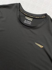 Copper Fit Shirt Mens XLT Black Performance Tee Copper Infused Athletic Gym