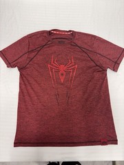 Marvel Spider Man Shirt Mens XL Red Hero Elite Series Jersey Short Sleeve