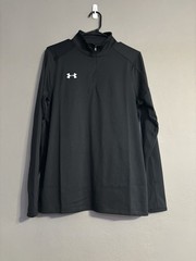 Under Armour HeatGear Pullover Black Men’s S Mock Neck 1/4 Zip Long Sleeve