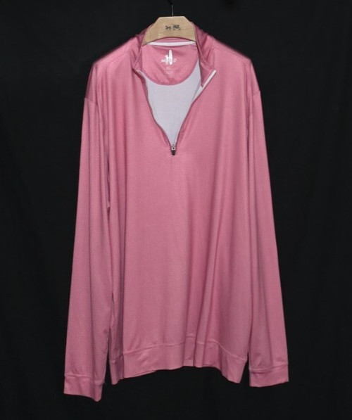 Johnnie-O JMKO1880 Sheldon 1/4 Zip Pullover - Strawberry - Sz XL* gallery