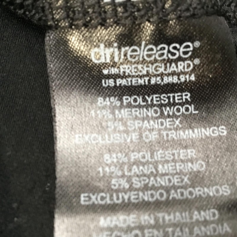 Paradox Merino Blend Shirt Mens Large Black 1/4 Zip Mock Neck Base Layer Sport gallery