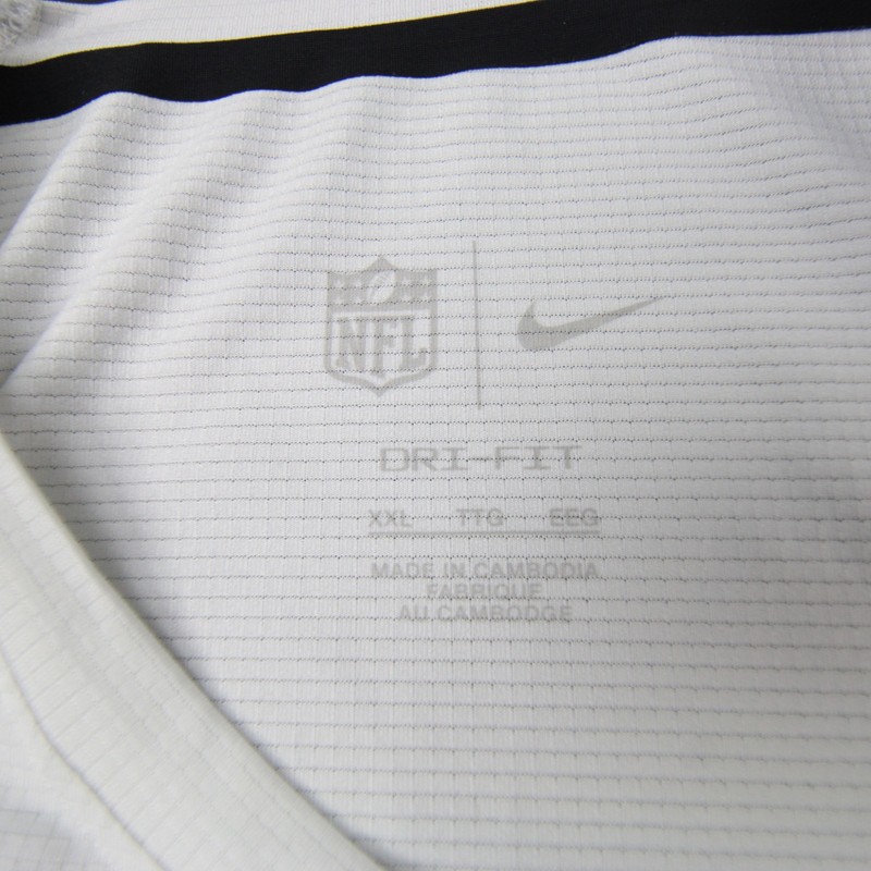 Nike NFL On Field Dri-Fit Compression Top Men's White Used XXL gallery