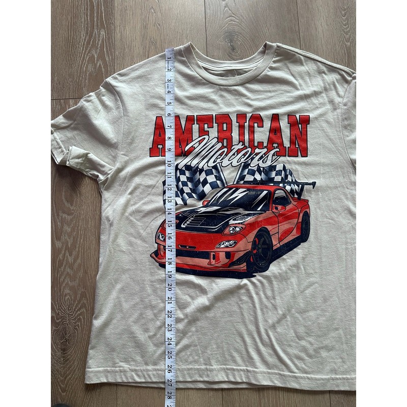 Men’s Cold Crush "American Motors" Race Car Graphic Tee Size Large NWOT gallery