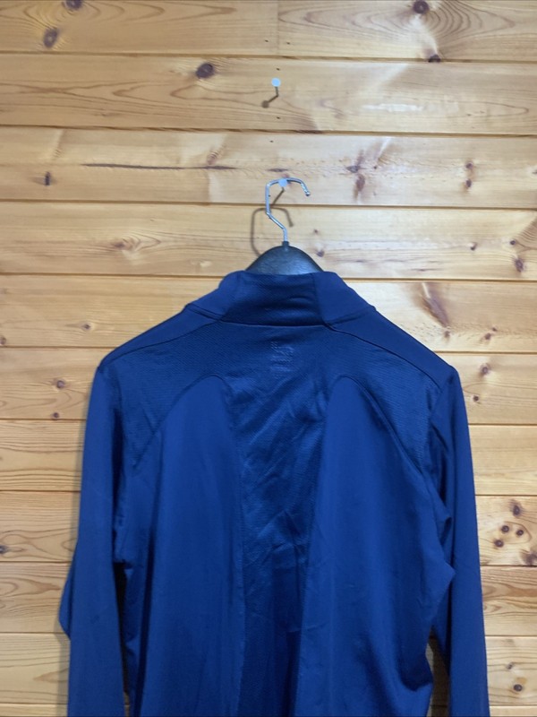 Nike Team Dri-Fit 1/4 Zip Pullover Size M Blue Men's Training gallery