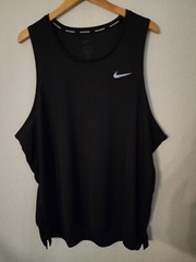 Nike Miler Tank Running Singlet Size Large Men’s DV9321 010 Nwt
