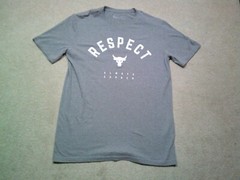 Under Armour The Rock T Shirt Mens Small Gray Project Rock