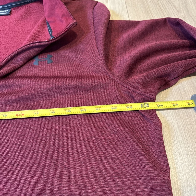 Under Armour Golf Mens Coldgear 1/4 Zip Sweater XL Red 1356661 626 gallery