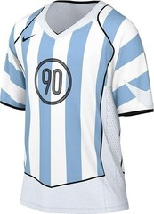 Nike Total 90 Dri-Fit Jersey Men’s Size Medium Psychic Blue/White Argentina -NEW