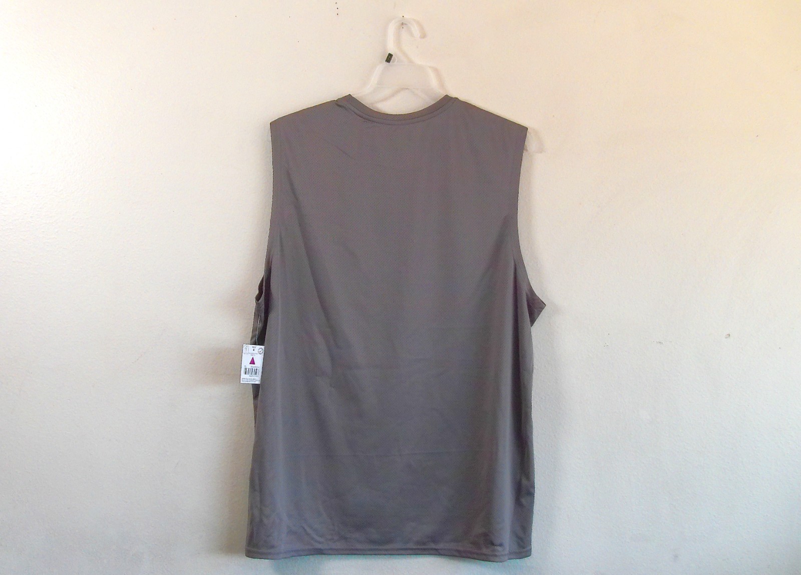 Pro Player Muscle Tank Top Men Sz XL NWT Sleeveless Moisture Wicking Gray gallery