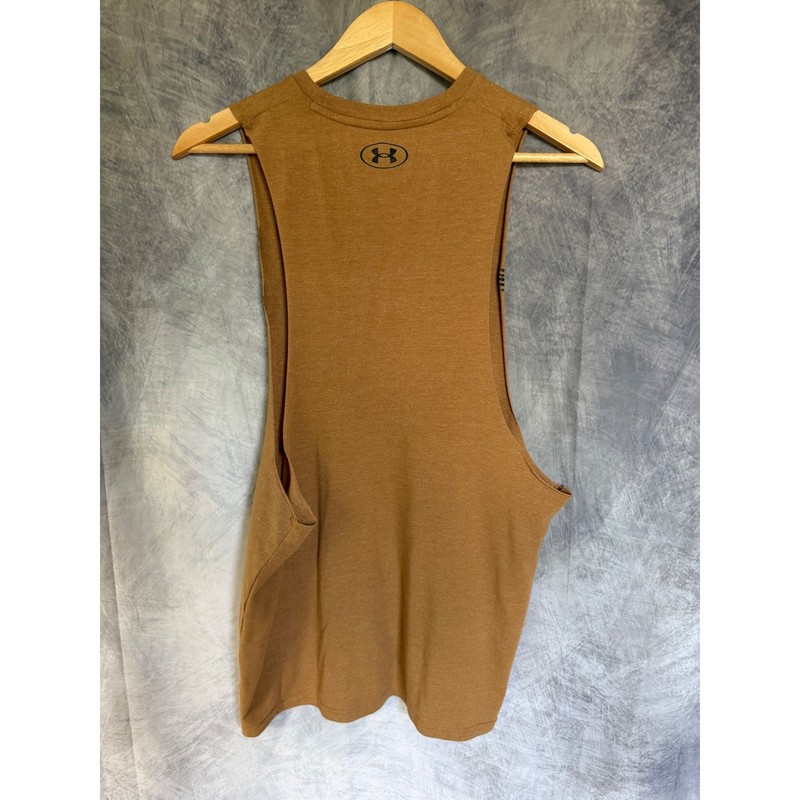 Under Armour Project Rock Iron Paradise Eagle Tank Top Brown Mens Medium 1369609 gallery